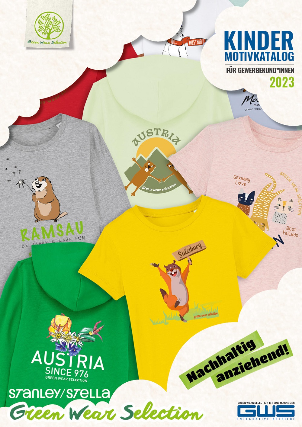 gws green wear kindermotivkatalog 2023 logo